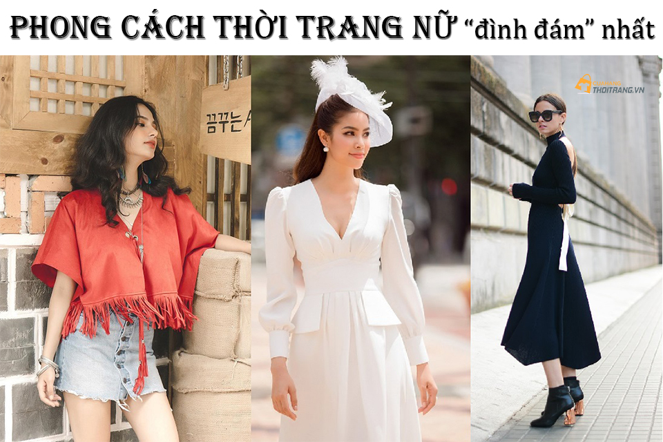 Top 6 phong cách thời trang nữ 